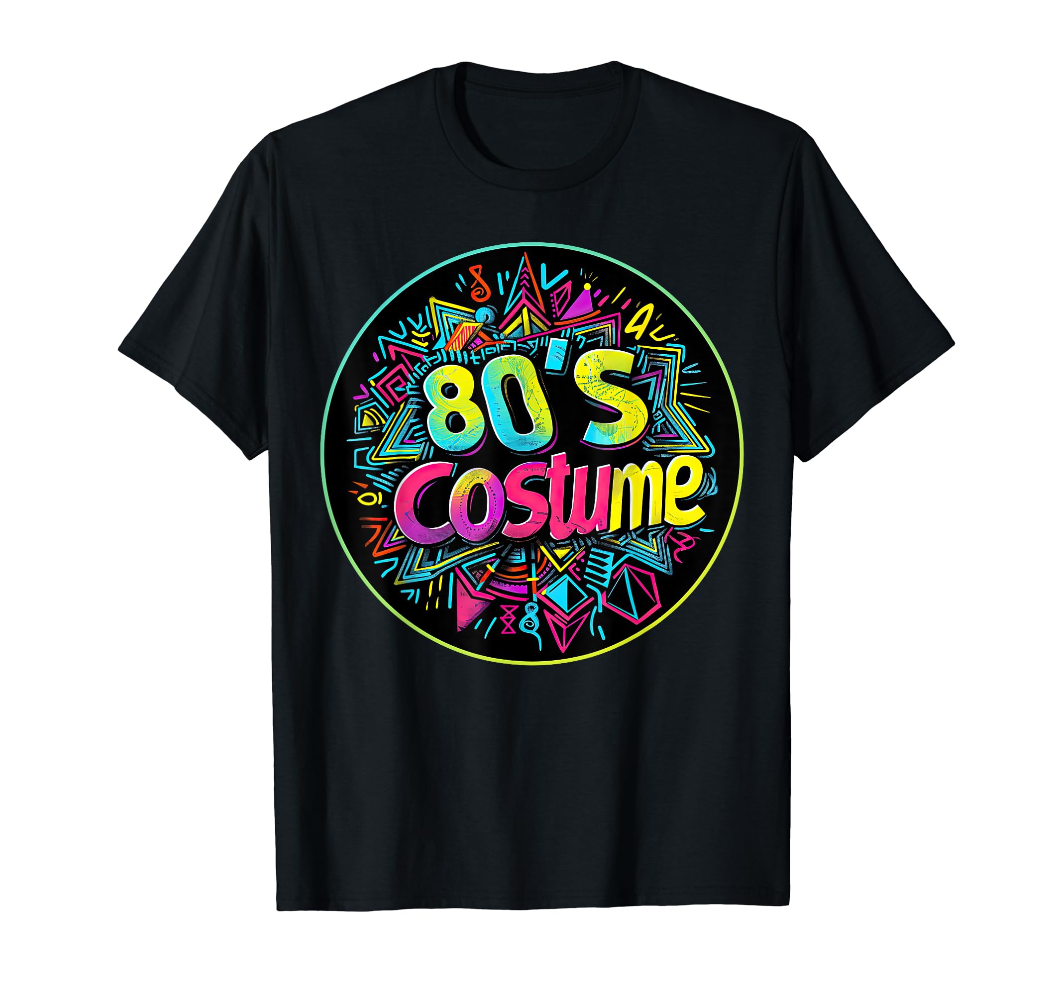 80S Costume Party Outfit Synthwave T-Shirt - Unique Graphic Men Women - T-Shirt, Sweatshirt, Hoodie