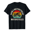 Easily Distracted Motorcycles T-Shirt - Streetwear Style Men Women - T-Shirt, Sweatshirt, Hoodie