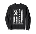 May We Wear Green Us Flag Mental Sweatshirt - Unique Graphic Men Women - T-Shirt, Sweatshirt, Hoodie