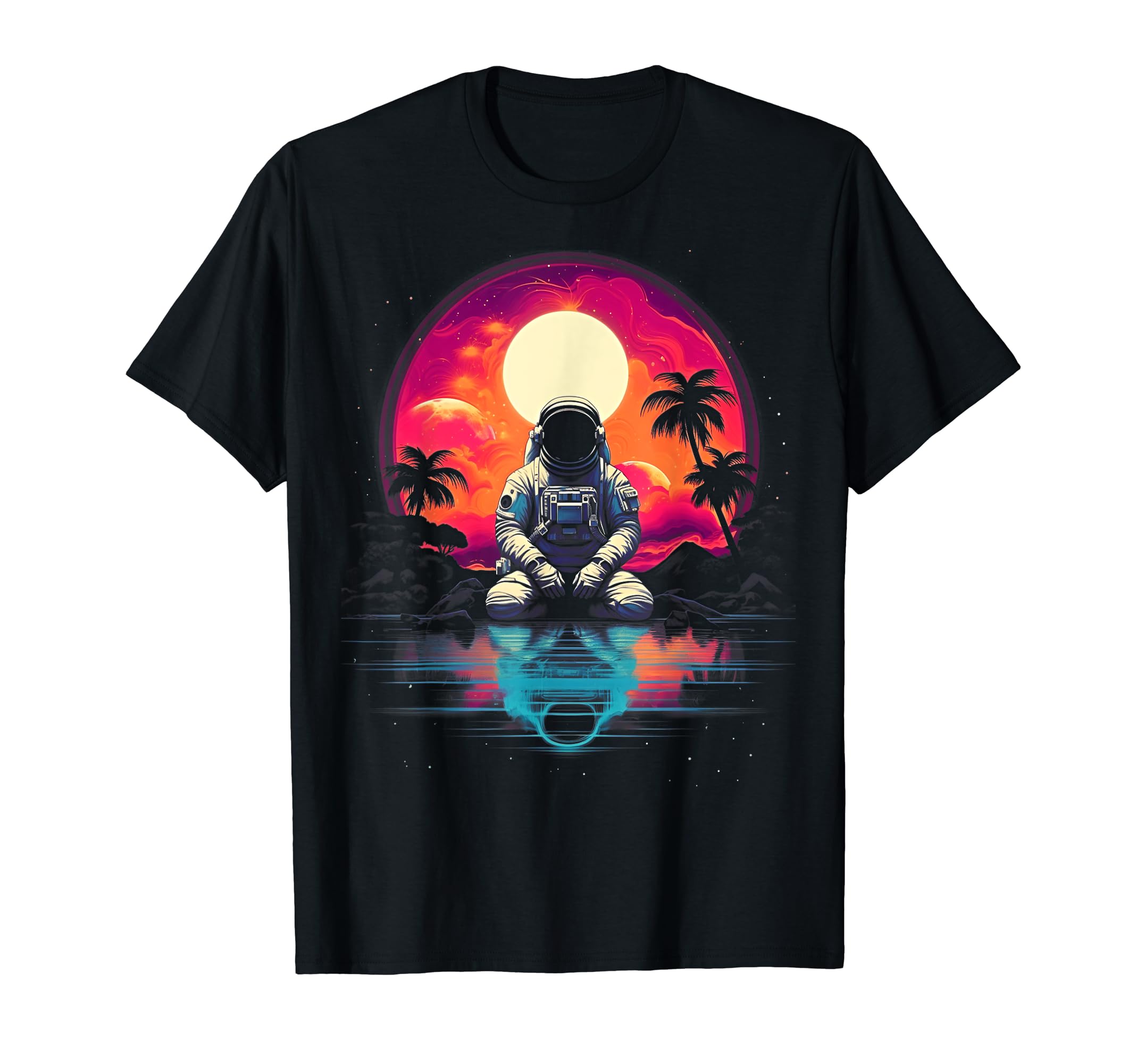 Synthwave Astronaut Cyberpunk 80S Sci T-Shirt - Streetwear Style Men Women - T-Shirt, Sweatshirt, Hoodie