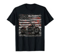 Motorcycle Usa Flag Biker American T-Shirt - Aesthetic Graphic Unisex - T-Shirt, Sweatshirt, Hoodie