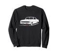 1966 1967 Nova Muscle Car Silhouette Sweatshirt - Custom Art Print Unisex - T-Shirt, Sweatshirt, Hoodie