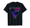 Midnight Sunset Synthwave Inspired Palm T-Shirt - Unique Graphic Unisex - T-Shirt, Sweatshirt, Hoodie