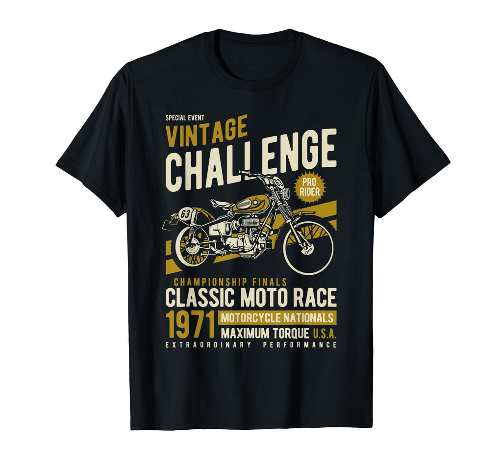 Challenge Motorcycle Race T-Shirt - Fun Novelty Design Unisex - T-Shirt, Sweatshirt, Hoodie
