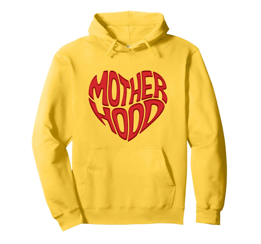 Big Love Mom Red Heart Shape Hoodie - Aesthetic Graphic for Adults - T-Shirt, Sweatshirt, Hoodie