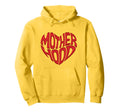 Big Love Mom Red Heart Shape Hoodie - Aesthetic Graphic for Adults - T-Shirt, Sweatshirt, Hoodie