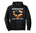 Everyone Copes Differently Cat Hoodie - Aesthetic Graphic for Adults - T-Shirt, Sweatshirt, Hoodie