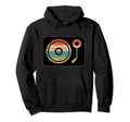 Record Player Lp Ep Vinyl Turntable Sunset Hoodie - Streetwear Style Unisex - T-Shirt, Sweatshirt, Hoodie