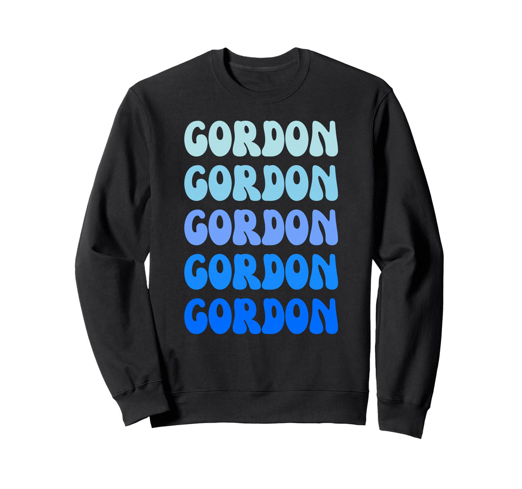 Gordon Name Stack Sweatshirt - Streetwear Style Unisex - T-Shirt, Sweatshirt, Hoodie