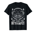 Antisocial Butterfly Funny Butterfly T-Shirt - Minimalist Print Men Women - T-Shirt, Sweatshirt, Hoodie