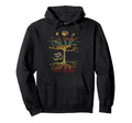 Phases Moon Tree Life Om Mindfulness Hoodie - Casual Everyday Wear Unisex - T-Shirt, Sweatshirt, Hoodie