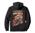Funny Motorcycle Riding Biker Outfit Hoodie - Novelty Apparel for Adults - T-Shirt, Sweatshirt, Hoodie
