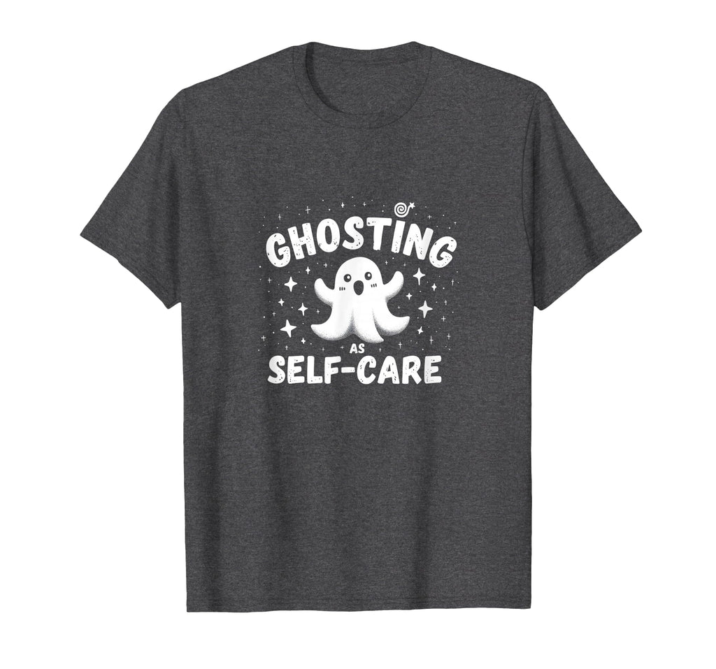 Halloween Modern Life Ghosting As Self T-Shirt - Minimalist Print Unisex - T-Shirt, Sweatshirt, Hoodie