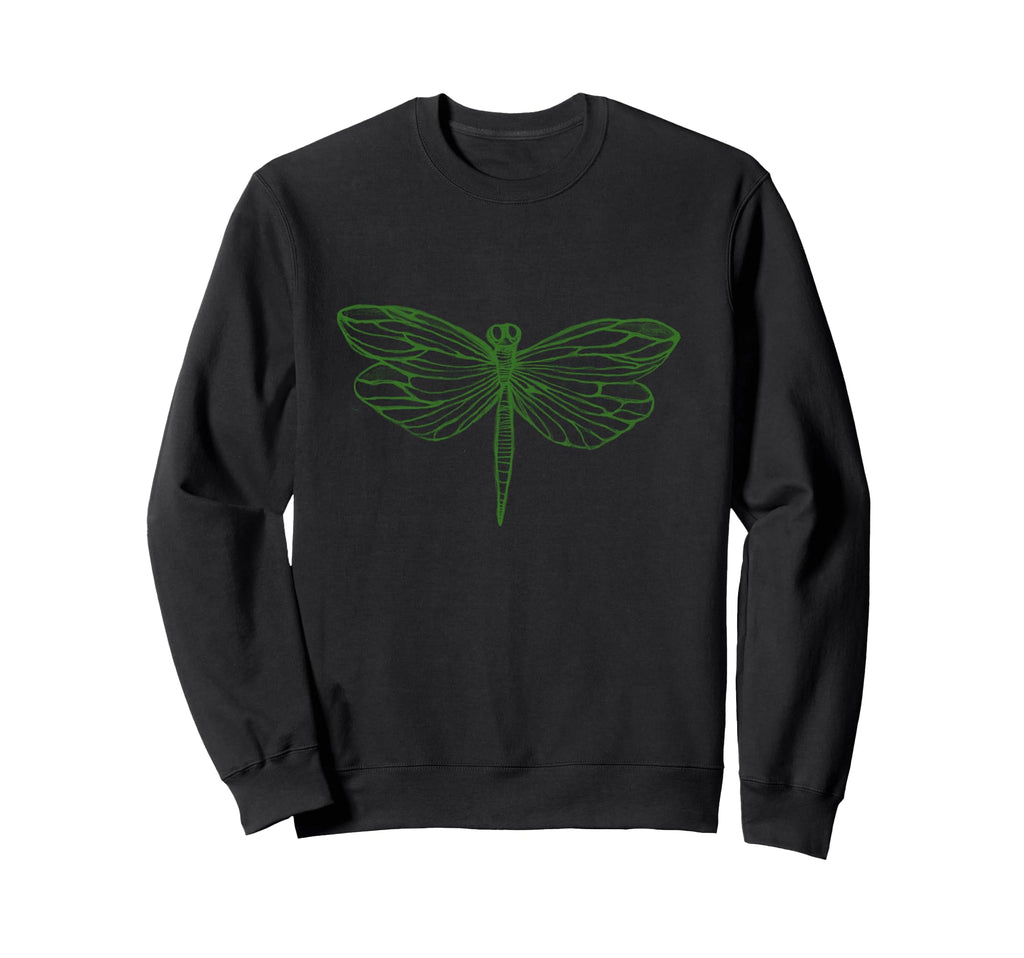 Dragonfly Hand Drawn Nature Art Sweatshirt - Streetwear Style for Adults - T-Shirt, Sweatshirt, Hoodie