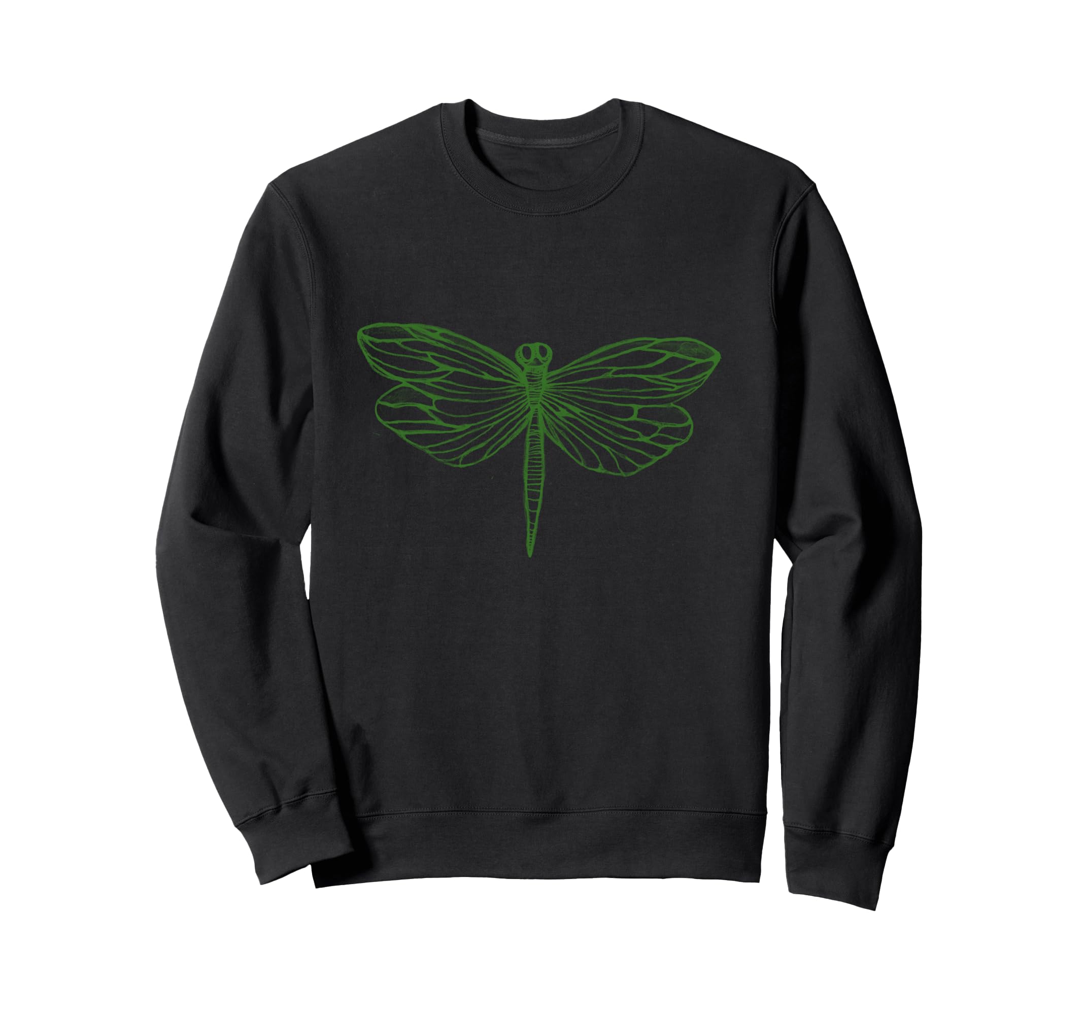 Dragonfly Hand Drawn Nature Art Sweatshirt - Streetwear Style for Adults - T-Shirt, Sweatshirt, Hoodie