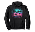Palm Tree Vaporwave Retrowave Hoodie - Casual Everyday Wear Unisex - T-Shirt, Sweatshirt, Hoodie