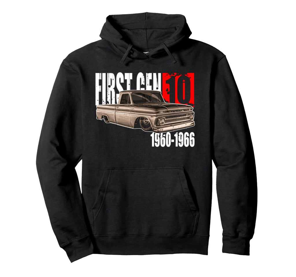 C10 Truck First Generation Custom 10 C10 Hoodie - Trendy Graphic Men Women - T-Shirt, Sweatshirt, Hoodie