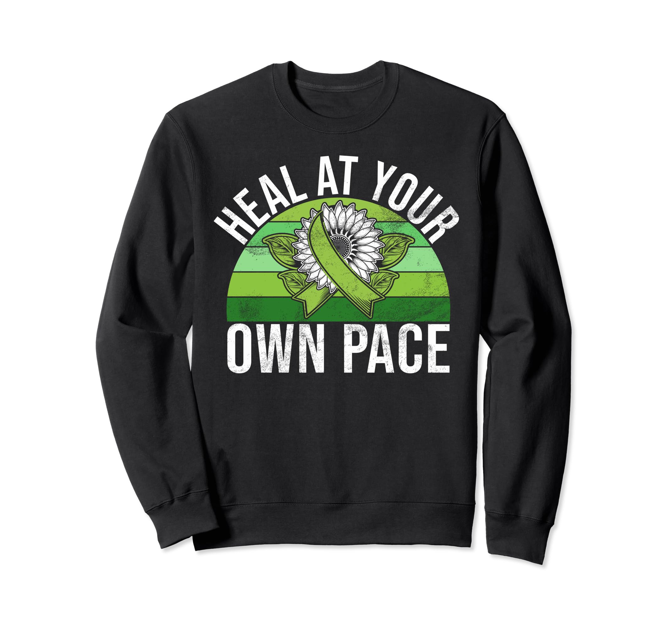 Heal Your Own Pace Mental Health Sweatshirt - Minimalist Print Unisex - T-Shirt, Sweatshirt, Hoodie