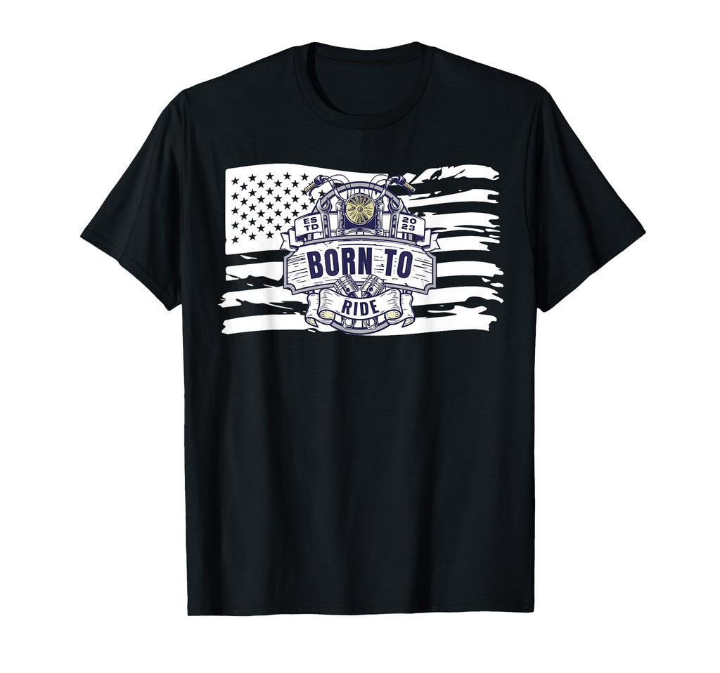 Us American Flag Live To Ride T-Shirt - Casual Everyday Wear Men Women - T-Shirt, Sweatshirt, Hoodie