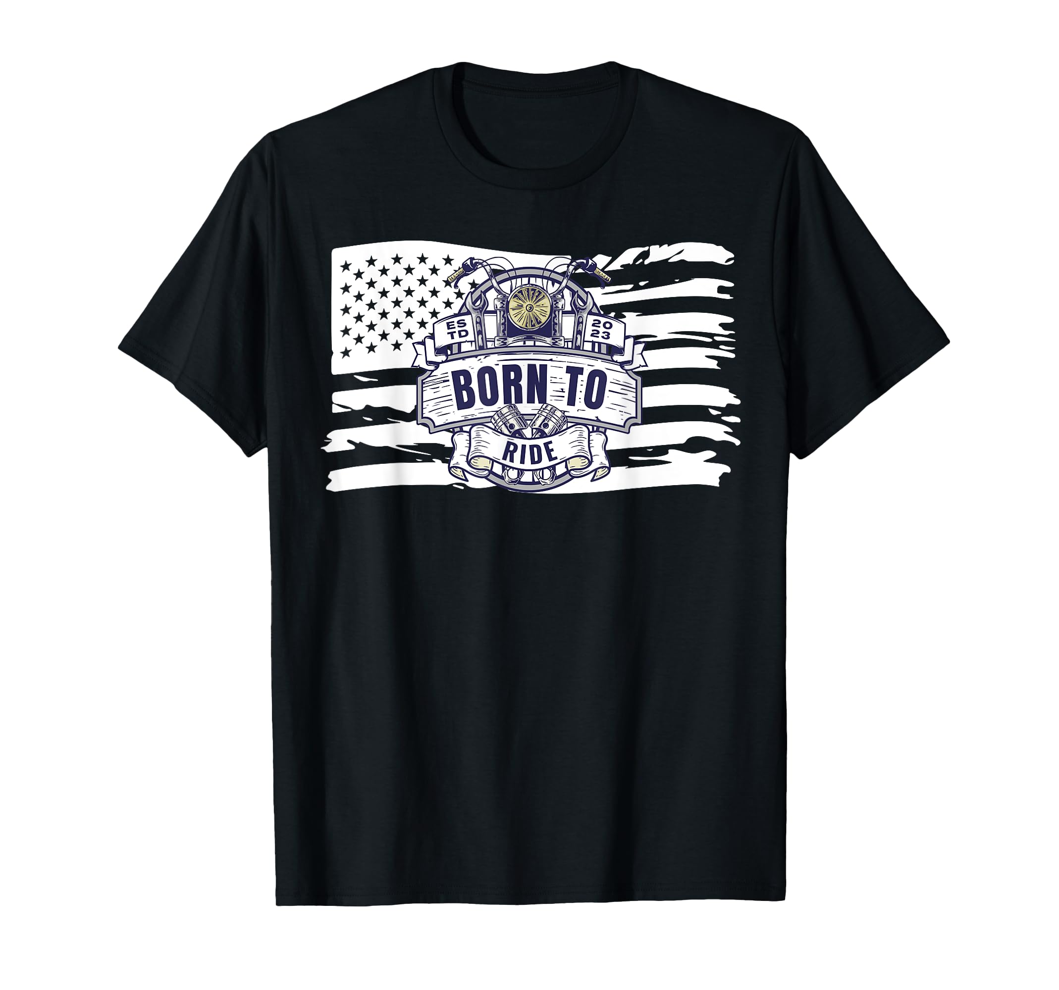 Us American Flag Live To Ride T-Shirt - Casual Everyday Wear Men Women - T-Shirt, Sweatshirt, Hoodie