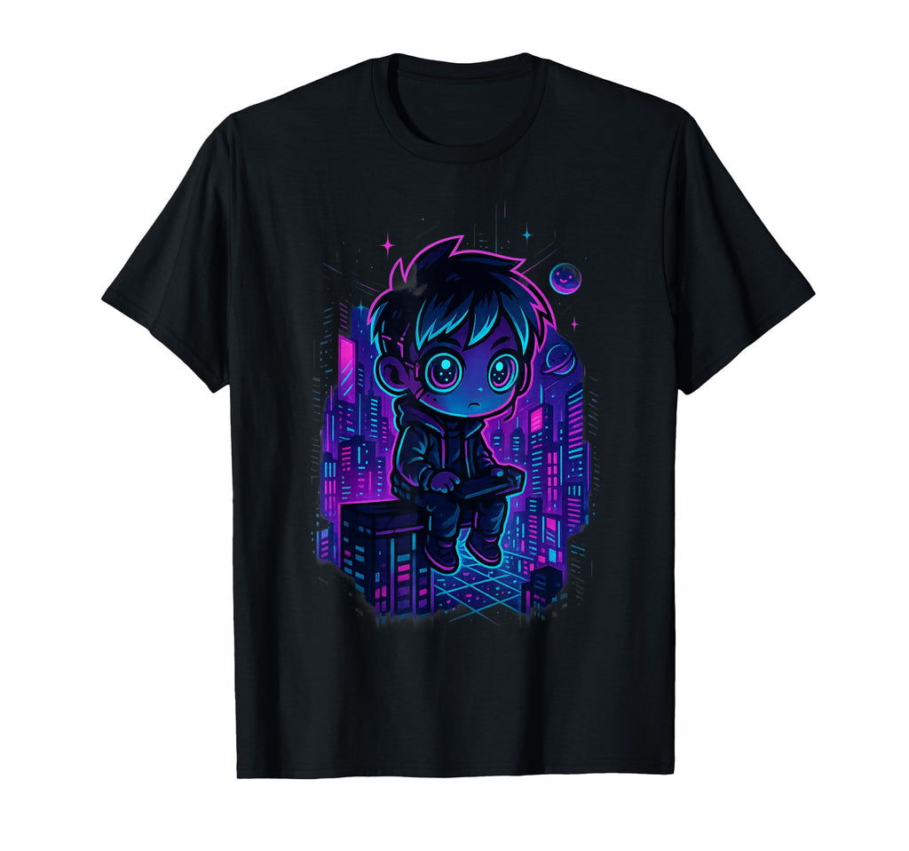 80S Synthwave T-Shirt - Minimalist Print for Adults - T-Shirt, Sweatshirt, Hoodie