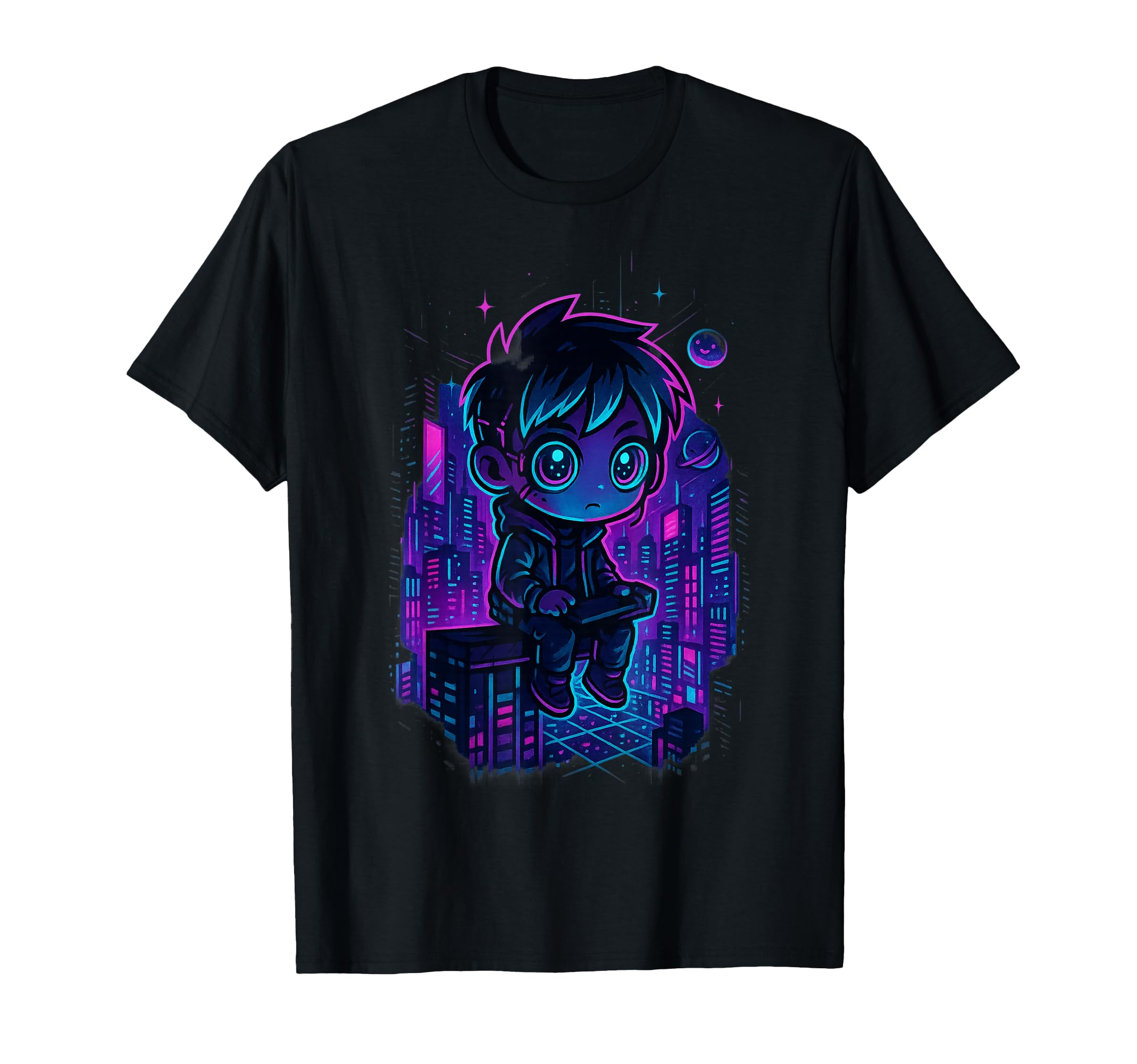 80S Synthwave T-Shirt - Minimalist Print for Adults - T-Shirt, Sweatshirt, Hoodie