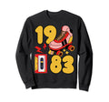 1983 Summer Vibes Roller Skating Sweatshirt - Custom Art Print for Adults - T-Shirt, Sweatshirt, Hoodie