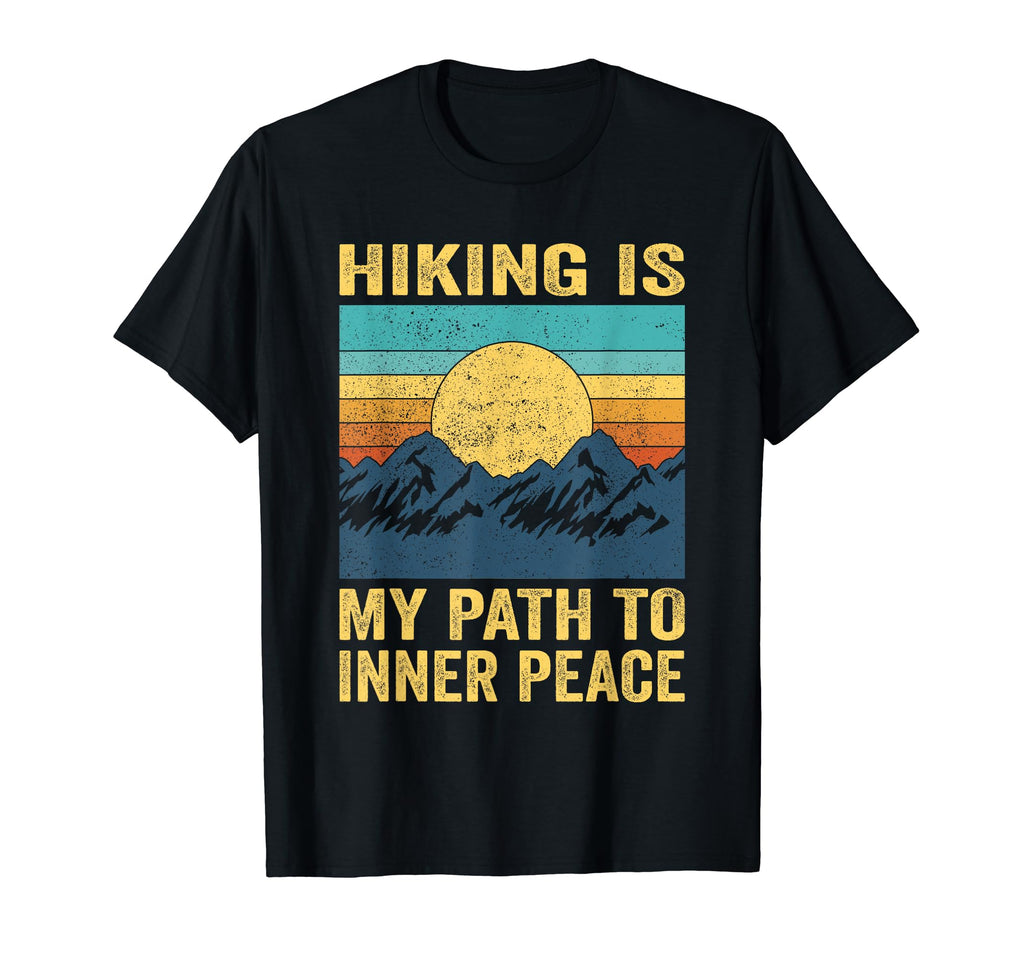 Outdoor Nature Hike Mental Health Hoodie - Unique Graphic Men Women - T-Shirt, Sweatshirt, Hoodie