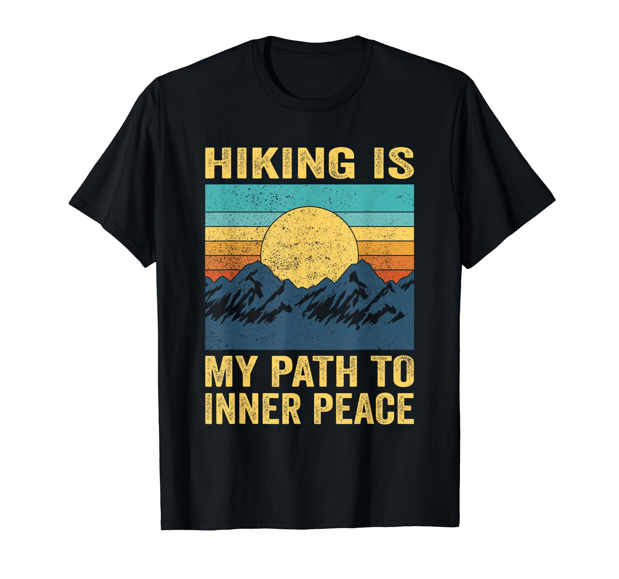 Outdoor Nature Hike Mental Health Hoodie - Unique Graphic Men Women - T-Shirt, Sweatshirt, Hoodie