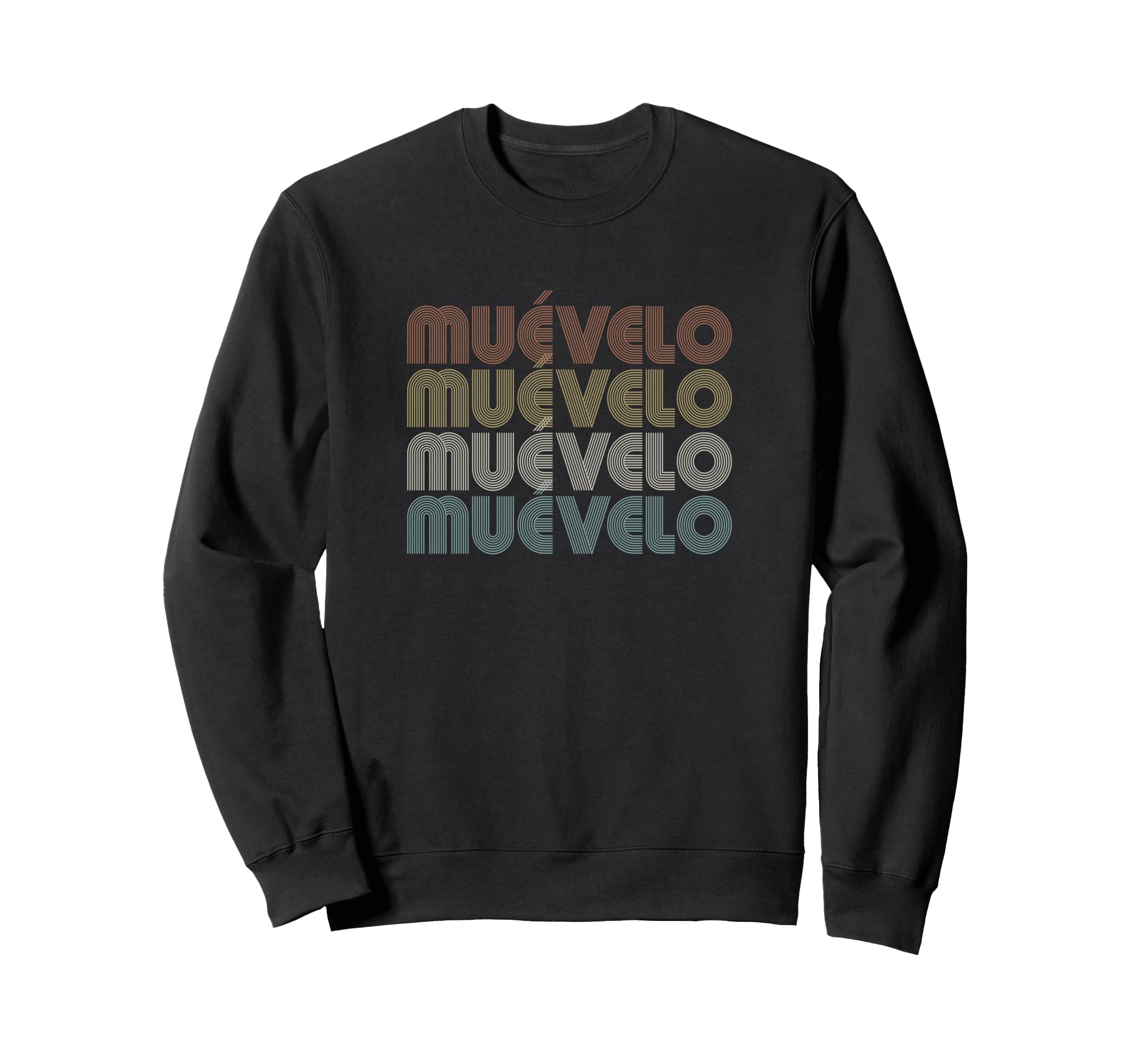 Mu Velo Vibes Typography Dancing Sweatshirt - Minimalist Print for Adults - T-Shirt, Sweatshirt, Hoodie