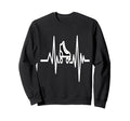 Heartbeat Roller Skate Sweatshirt - Streetwear Style Men Women - T-Shirt, Sweatshirt, Hoodie