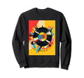 Vinyl Record Player Dj Music Sweatshirt - Graphic Print for Adults - T-Shirt, Sweatshirt, Hoodie