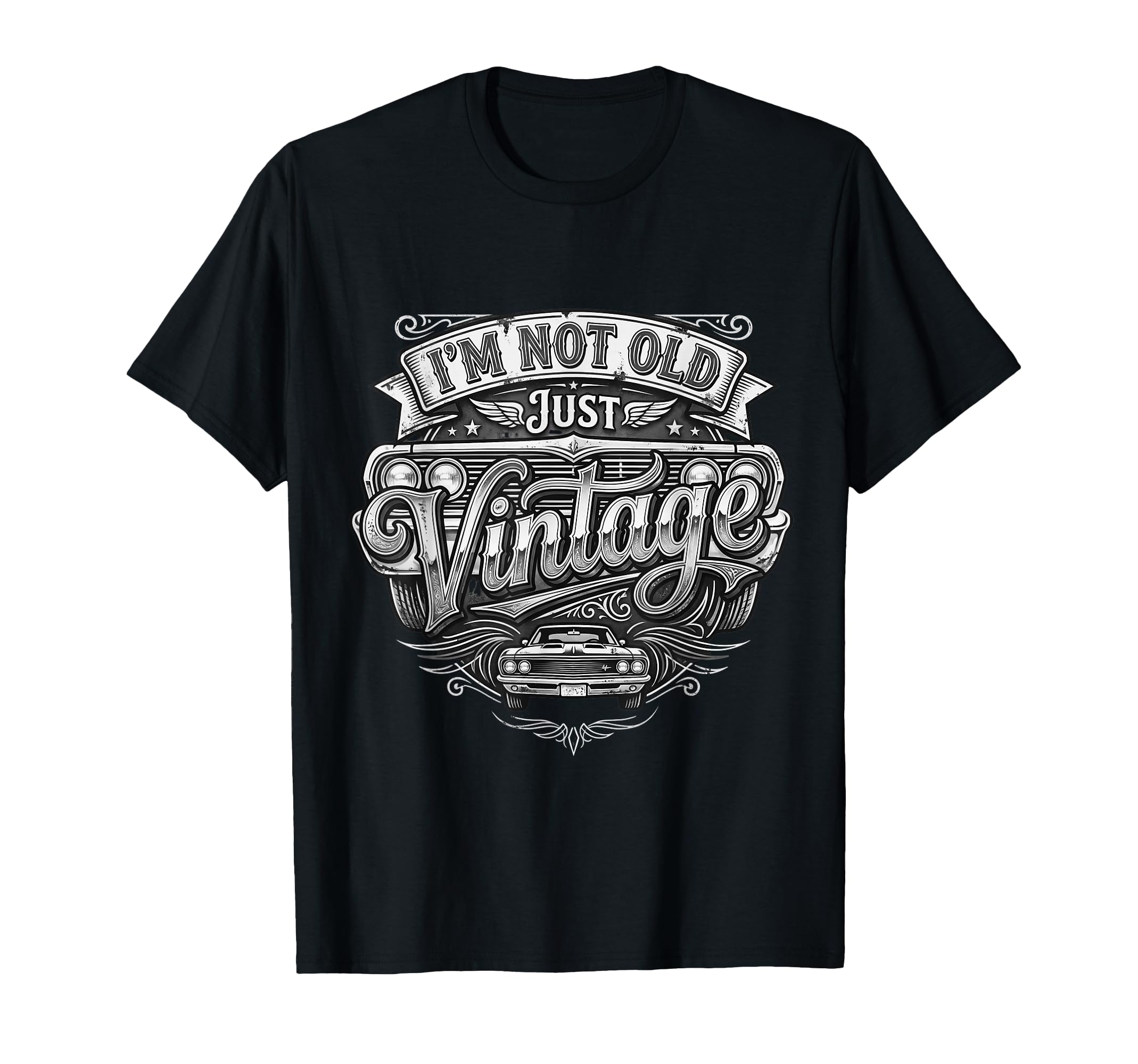 Not Old Just Funny Car Hoodie - Unique Graphic Unisex - T-Shirt, Sweatshirt, Hoodie