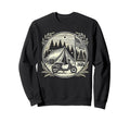 Motorcycle Camping Nature Sweatshirt - Aesthetic Graphic Men Women - T-Shirt, Sweatshirt, Hoodie