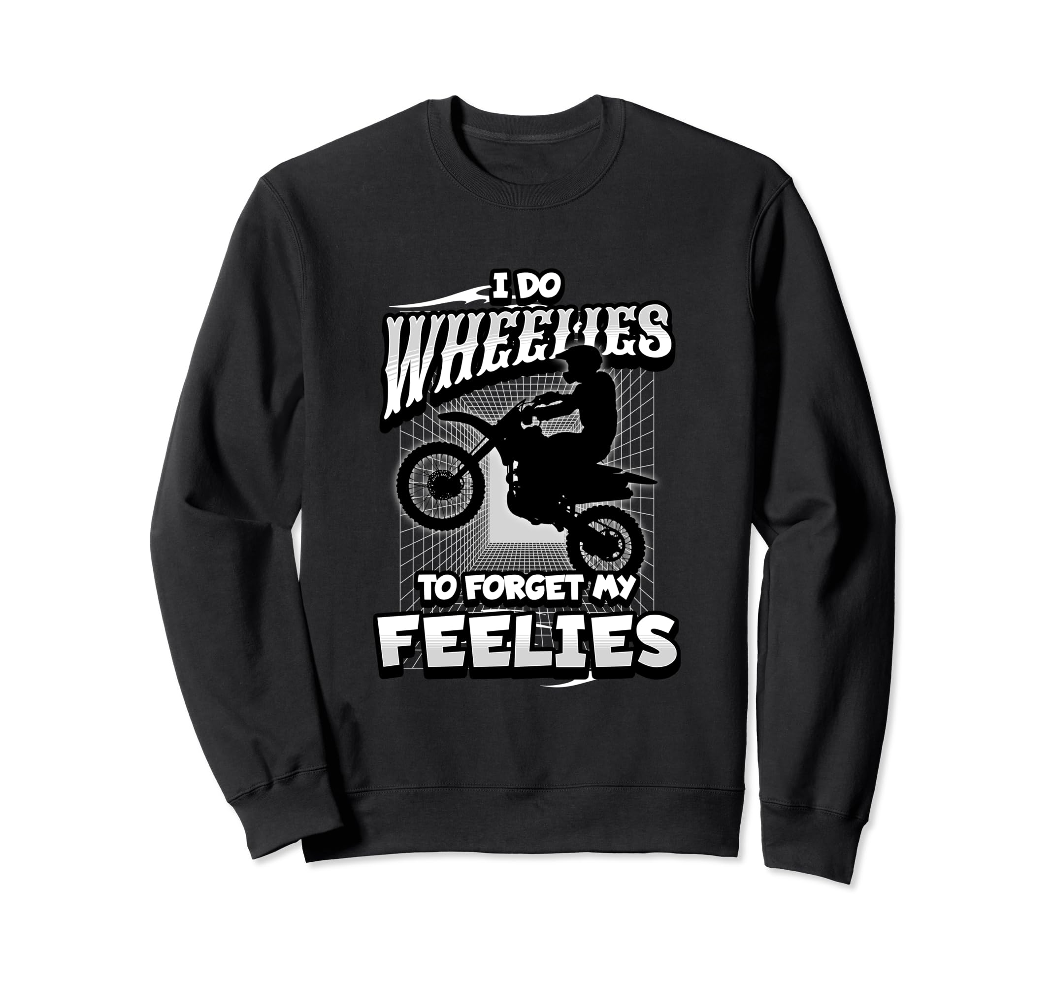Biker Motorcycle Motorcycle Funny Sweatshirt - Custom Art Print for Adults - T-Shirt, Sweatshirt, Hoodie