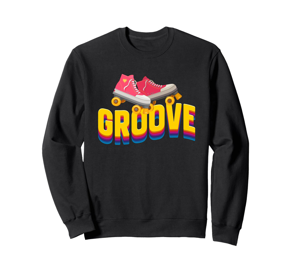 Roller Skating Skate 1970S Sweatshirt - Minimalist Print Unisex - T-Shirt, Sweatshirt, Hoodie
