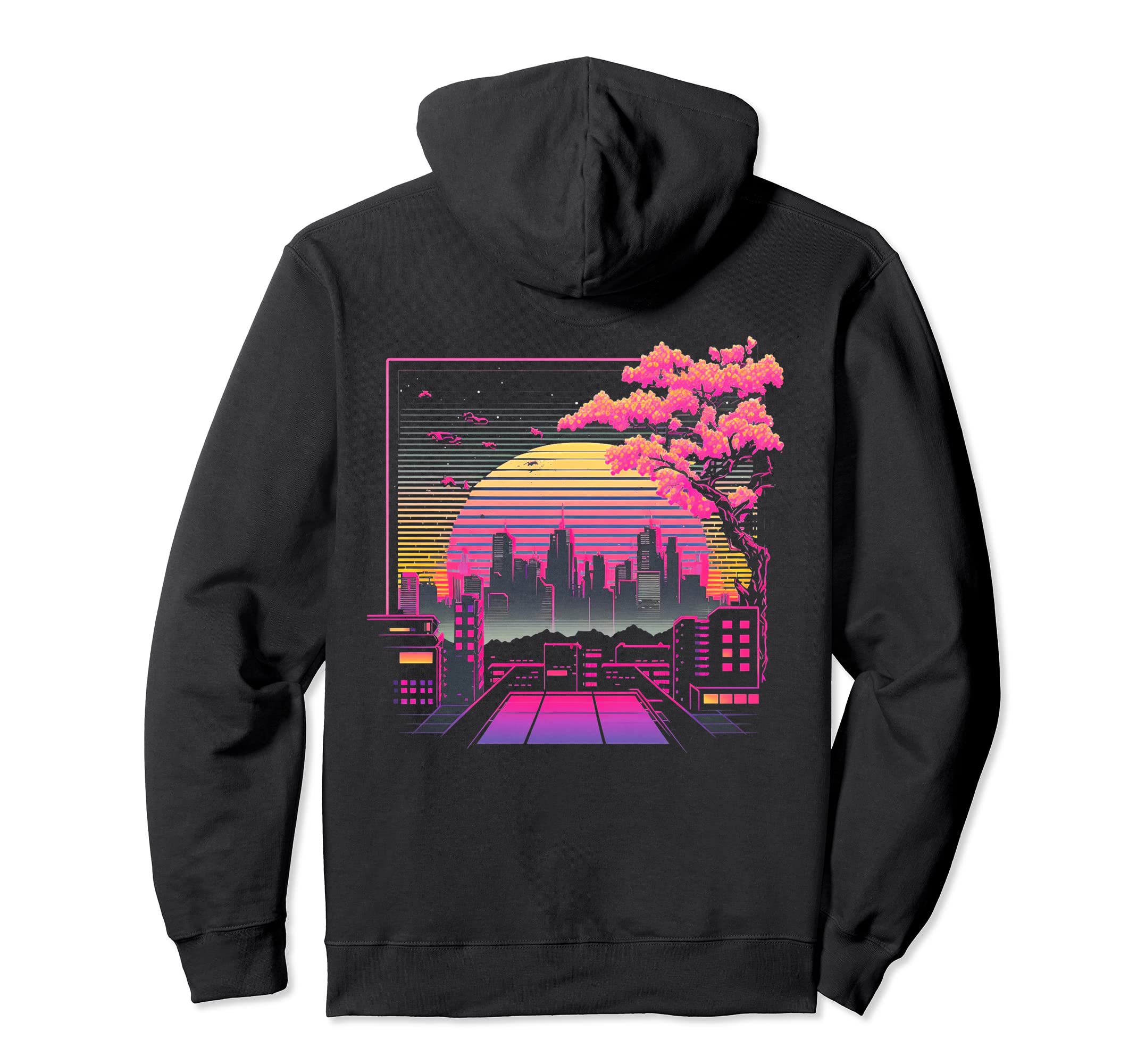 Cherry Blossom Japanese Japan Tokyo Hoodie - Novelty Apparel for Adults - T-Shirt, Sweatshirt, Hoodie