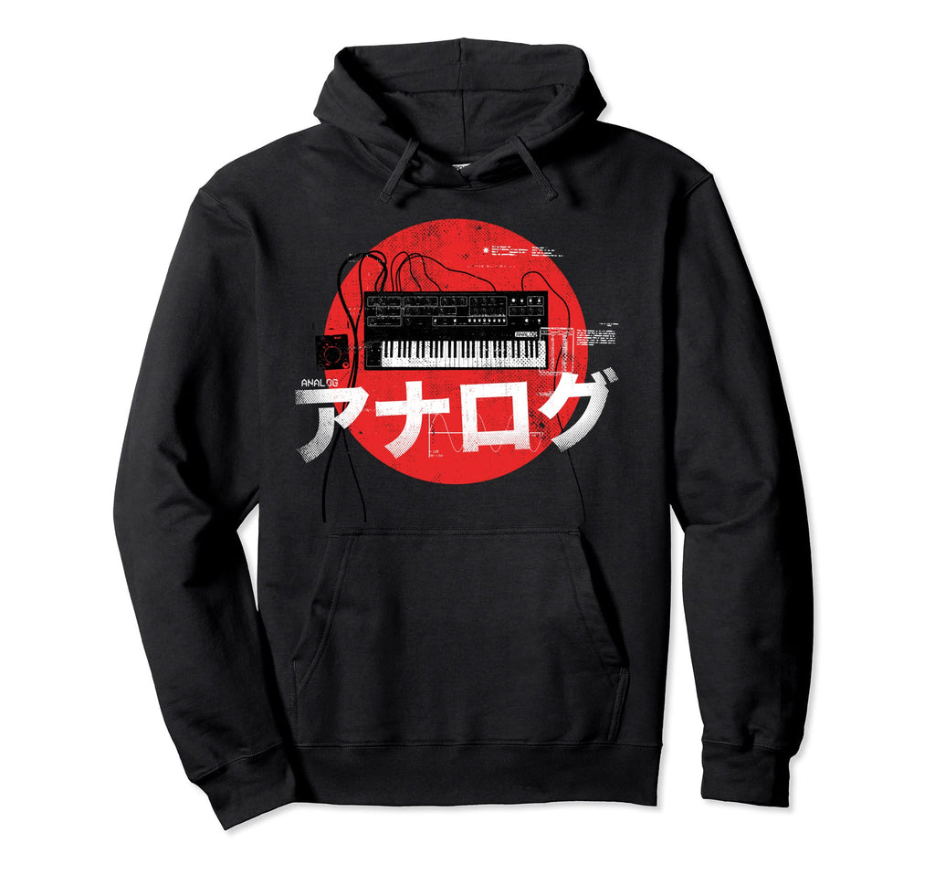 80S Japanese Vaporwave Synthwave Hoodie - Casual Everyday Wear for Adults - T-Shirt, Sweatshirt, Hoodie