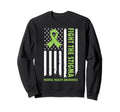 Fight Stigma Usa Flag Mental Health Sweatshirt - Novelty Apparel Unisex - T-Shirt, Sweatshirt, Hoodie