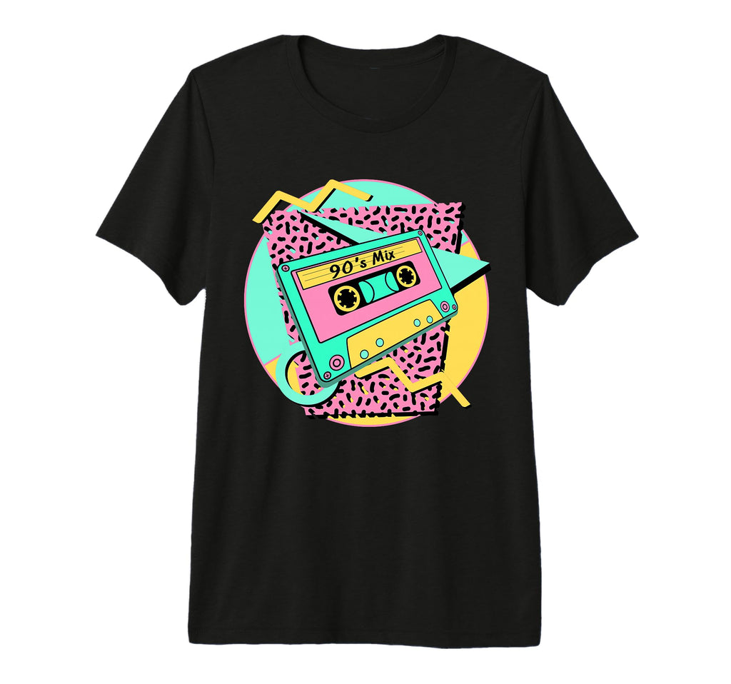 90S Outfit 90S Aesthetic Cassette Tri Blend T-Shirt - Unique Graphic Unisex - T-Shirt, Sweatshirt, Hoodie
