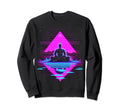 Synthwave Buddha Alien Cyberpunk 80S Sweatshirt - Trendy Graphic Men Women - T-Shirt, Sweatshirt, Hoodie