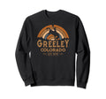 Greeley Colorado Co Rodeo Cowboy Sweatshirt - Graphic Print for Adults - T-Shirt, Sweatshirt, Hoodie