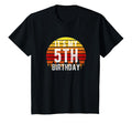 Funny Its My 5Th Birthday Sunset 5 T-Shirt - Novelty Apparel Men Women - T-Shirt, Sweatshirt, Hoodie