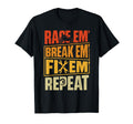 Race Break Fix Repeat Funny Rc Car T-Shirt - Minimalist Print for Adults - T-Shirt, Sweatshirt, Hoodie