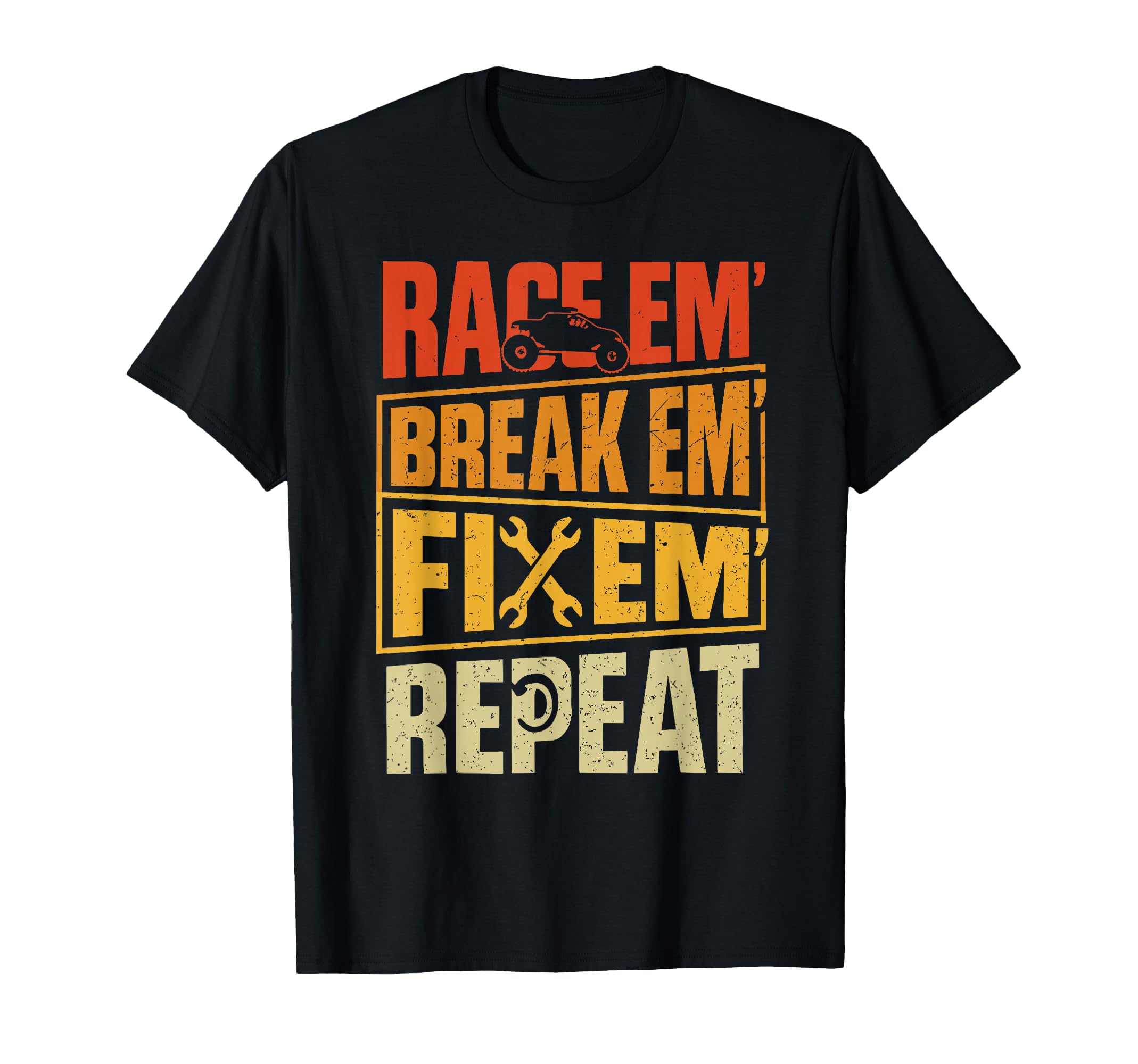 Race Break Fix Repeat Funny Rc Car T-Shirt - Unique Graphic Men Women - T-Shirt, Sweatshirt, Hoodie
