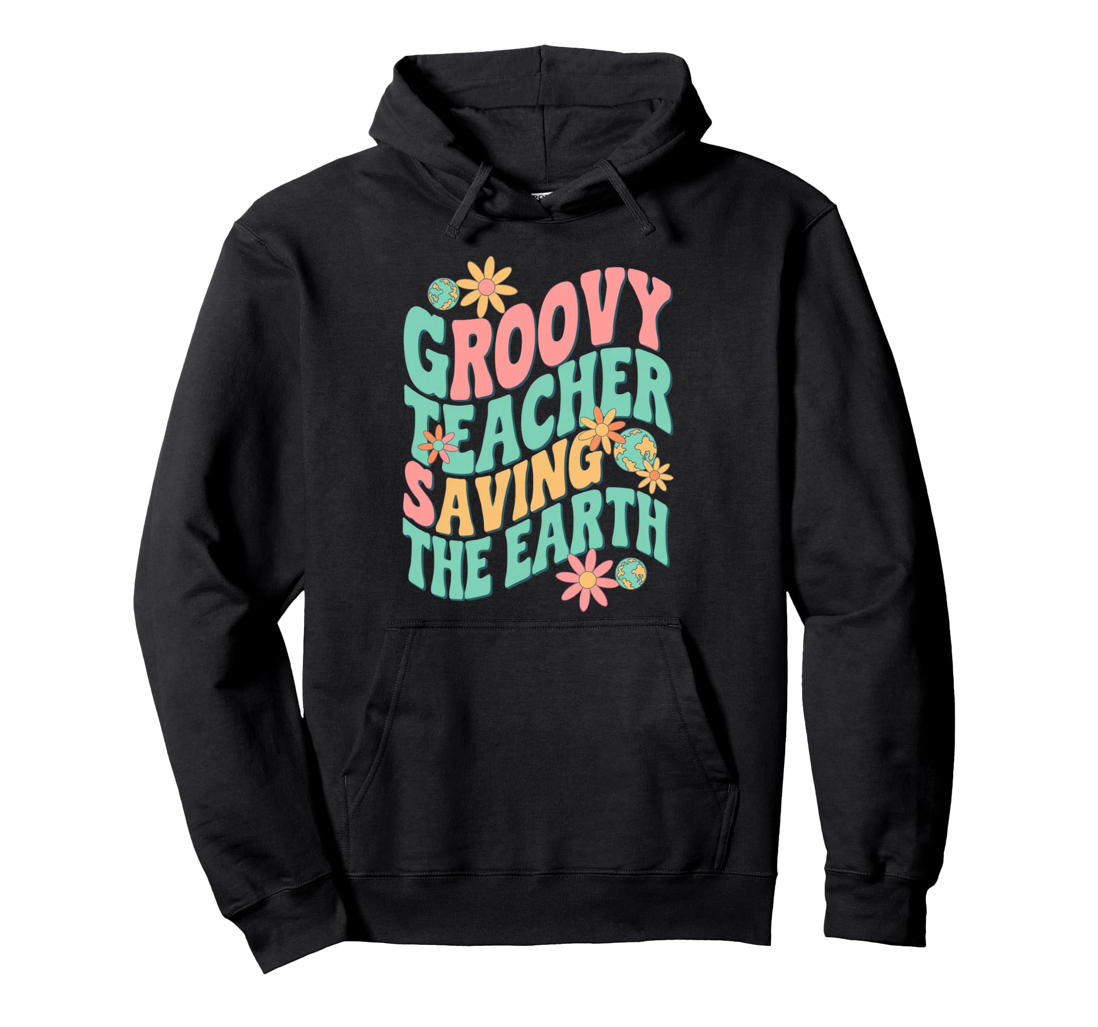 Wavy Teacher Earth Savior Hoodie - Unique Graphic Men Women - T-Shirt, Sweatshirt, Hoodie