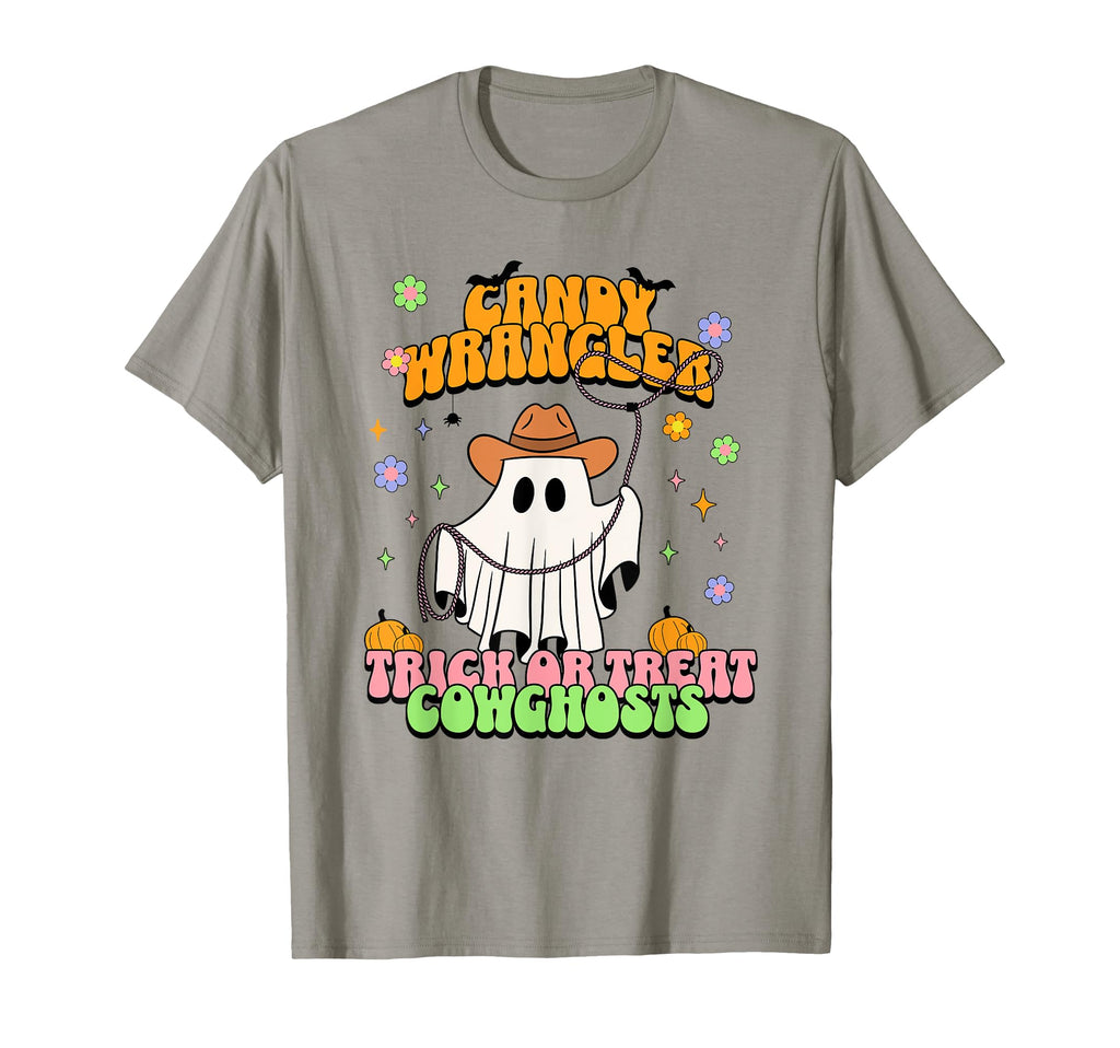 Cowgirl Ghost Western Groovy T-Shirt - Casual Everyday Wear Men Women - T-Shirt, Sweatshirt, Hoodie
