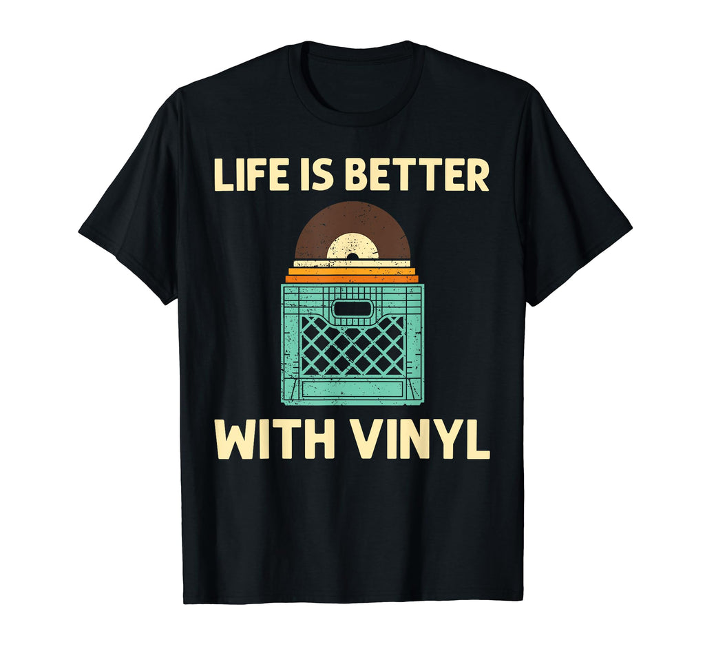 Vinyl Dj Vinyl Record Lovers Music T-Shirt - Aesthetic Graphic Unisex - T-Shirt, Sweatshirt, Hoodie