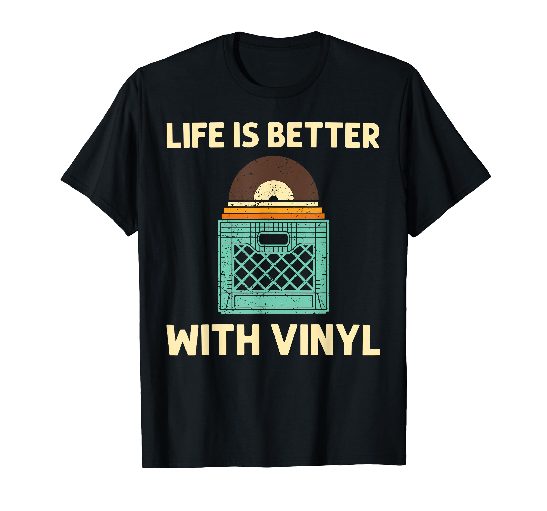 Vinyl Dj Vinyl Record Lovers Music T-Shirt - Aesthetic Graphic Unisex - T-Shirt, Sweatshirt, Hoodie