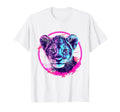Lion 80S Synthwave And Neon Colors T-Shirt - Novelty Apparel Men Women - T-Shirt, Sweatshirt, Hoodie